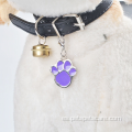 Nuevo diseño de accesorios de etiqueta de mascota de collar de perros de aleación